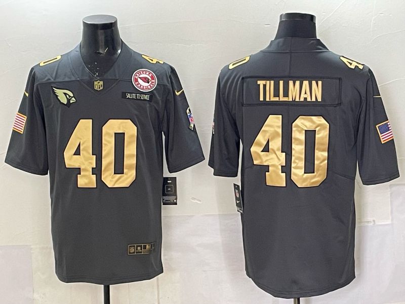 Men 2025 Nike Arizona Cardinals #40 Tillman Green Limited NFL Jersey style 01